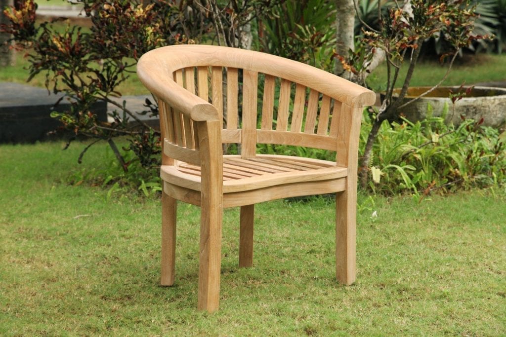 Loungemöbler Teak Orchard fåtöljer stolar utemöbler för trädgården och uteplatsen